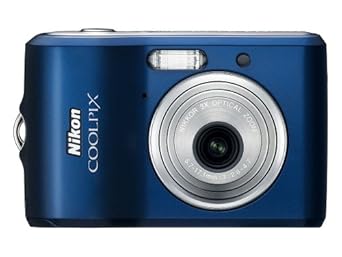 Nikon Coolpix L18 8MP Digital Camera with 3x Optical Zoom (Navy)