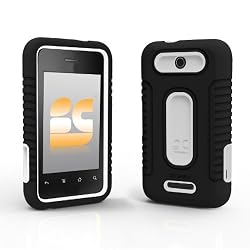 ZTE Score (X500) Duo Shield Hybrid Case - Black/White