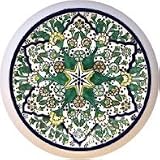 Talavera-look DesignTLV01a Mexican Art Drawer Pull Knob