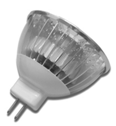 Light Emitting Designs LED-4230 MR16 Base 12-Volt 6-Watt LED Epistar Dimmable Bulb, Soft White