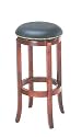 Cherry Finish Wood 24"H Swivel Bar Stool High Chair