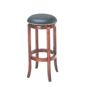 Acme Cherry Swivel Bar Stool, 24H by ACME