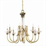 Princeton Eight Light Chandelier Finish: Aged Brass