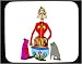 Mouse Pad with body, individuals, feeding, individual, humans, woman, person, human, persons, cat, fish, people, pets