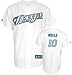 Vernon Wells Jersey: Adult 2010 Majestic Home White Replica #10 Toronto Blue Jays Jersey