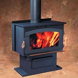 US Stove King Pedestal Heater - 100 CFM Blower, 40,000 BTU, Model# 2007B by 