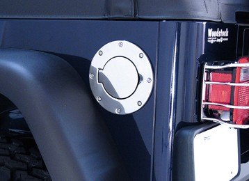Rugged Ridge Stainless Steel Trim Accessories Gas Tank Covers, Lighting Accessories, & Misc. Jeep Wrangler 1997 to 2006 (TJ) Full Gas Tank Cover