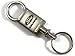 Ford Escape Satin-Chrome Valet Key Fob Authentic Logo Key Chain Key Ring Keychain Lanyard