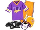 LSU Tigers Youth NCAA Team Helmet and Uniform Set