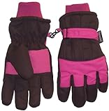 Girls Glove. 4-7yrs Colorblocked Thinsulate Waterproof N'ice Caps Tm