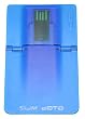 Slim Data 4GB USB Card - Blue