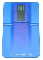 Slim Data 4GB USB Card - Blue
