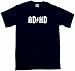 AD/HD Logo Men's Tee Shirt Large-Black