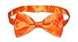 BOWTIE Solid ORANGE Color Men's Bow Tie for Tuxedo or Suit