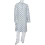 Mens Clothing Woven Kurta Pajama Dress Set in Silk and Cotton Blend Size 2XL Chest :48 inches (pgkp002a)