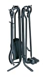 Outdoor Living : UniFlame 5 Piece Black Rustic Mini Fireset