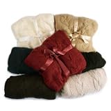 Barefoot Dreams Handmade Cable Knit Throw Blankets