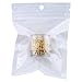 BEADNOVA 4mm Gold Plated Open Jump Rings with Plastic Acrylic Jar Container for Jewelry Making (1000pcs)