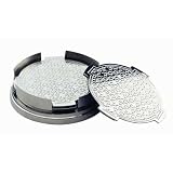 Michael Aram for Waterford Jaipur Set of 4 Coasters with Holder