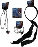 Hannah Montana - Fashion Accessory Set - Bracelets, Dangle Earrings, Necklace, & Headband with Tails