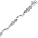 10K White Gold 1/2 ct. Diamond Tennis Bracelet