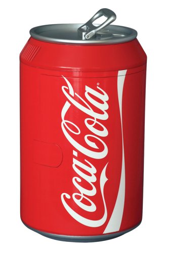 Koolatron CC10G Coca-Cola Can-Shaped 8-Can-Capacity Fridge, Red Koolatron CC10G Coca-Cola Can-Shaped 8-Can-Capacity Fridge, Red