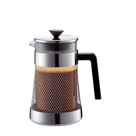 Bodum Presso French Press Coffeemaker, Stainless Steel Wire Frame