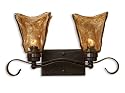 Uttermost 22800 Vetraio 2-Light Vanity Strip, Oil Rubbed Bronze Finish