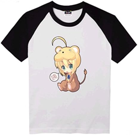 Fate Stay Night Tee T-shirt (XL (US L), Black/ White)