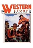 Framed Black poster printed on 20 x 30 stock. Western Story Magazine: Living the Cowboy Way