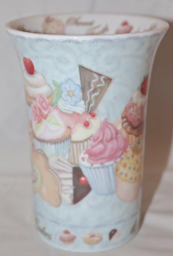 Paul Cardew Cupcakes and Cookies Tall Latte Coffee Tea Cup Mug 14 Oz