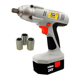 Rolson Tools 70789 24v 1/2" Impact Wrench Two Battery One Fast Charger