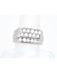 14K White Gold Diamond Ring