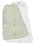 HALO Newborn 100% Cotton Blanket Gift Set, Sage Sheep
