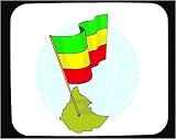 Decorated Mouse Pad with international, Ethiopia, country