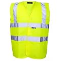 Dickies High Visibility Hi-Vis Yellow Motorway Safety Waterproof Jacket - SA22045