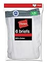 Hanes 6PK White Briefs
