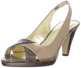AK Anne Klein Women's Elyn Platform Sandal,Light Gold Multi Synthetic,7 M US