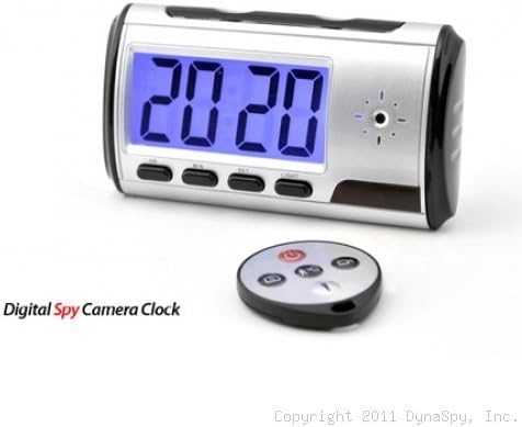 Leoking Techtonic Portable Alarm Clock Spy Camera DVR with Motion Detection
