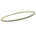14k Yellow Gold Yellow Sapphire w/ Yellow Rhodium Bangle