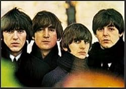 Beatles Black Jackets 24x36 Poster FRAMED