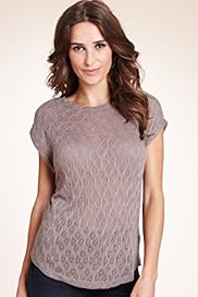 Indigo Collection Cobweb Longline Top