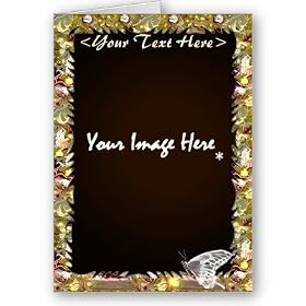 Enchanted Woods Card Frame Template