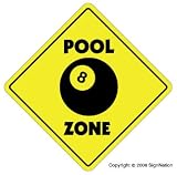 POOL ZONE -Sign- xing hall table 8 ball billiards gift