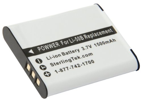STK's Olympus LI-50B Battery - 1500mAh for Olympus XZ-1,SP-800UZ,SZ-30MR,XZ1,SZ-10,SZ-20,SZ-11,SP800UZ,Olympus Stylus Tough-6020,Tough-8010,Tough-6000,9000,Tough-8000,1010,Tough TG-810,1030 SW,Olympus SP-810UZ,Tough TG-610,TG610,SZ10,Tough 8000,1030SW,TG810,SZ30MR
