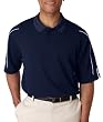 adidas Golf - Men's ClimaLite 3-Stripes Cuff Polo