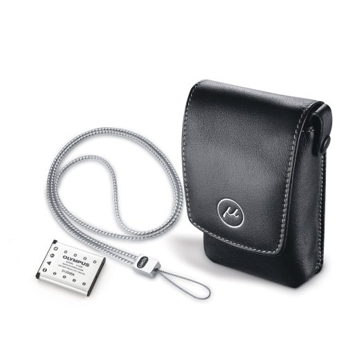 Childrens Toyshop  Electronics : Olympus Mju Series Accessory Kit (inc. Li-42B Rechargeable Battery,Case & Neckstrap)