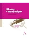Obligations et contrats spéciaux : Principaux textes juridiques