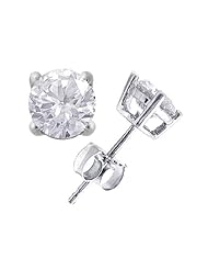 1.50ctw 14k Wg Diamond Stud Earrings