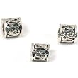 3 Bali Tube Beads Jewelry Antique Black Bead 5 x 5mm